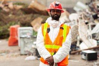 Able Abraha, Maintenance Laborer, North Transfer Station