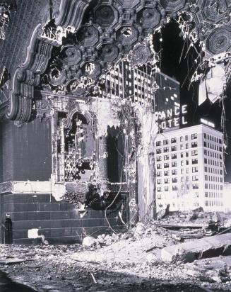 Music Hall Demolition with Vance Hotel, Jan. 1992 (92-1.21-11c)