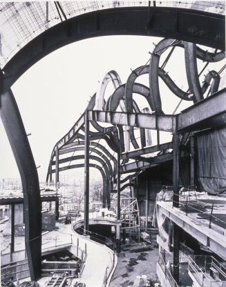 Experience Music Project: Element 1 under Construction, May 1999 (99-5.15-5a)