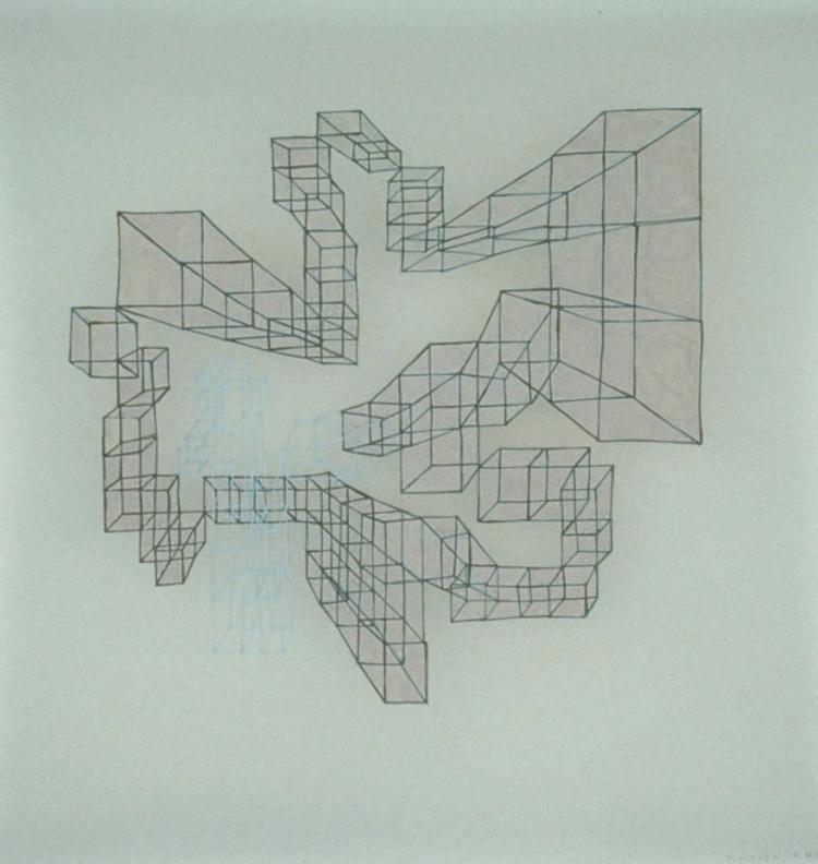 Drawing # 43  (Scaffolding Series)