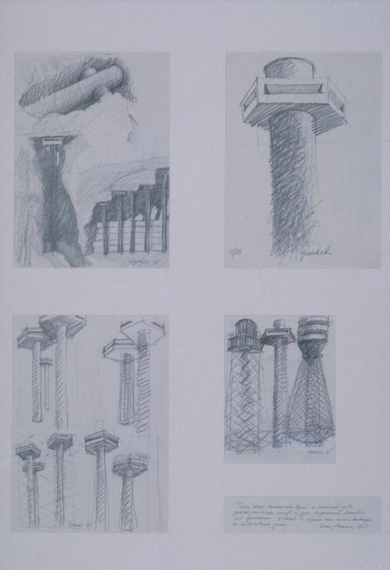 Preliminary Drawings for 'Tower Series:  Inaccessible Places'