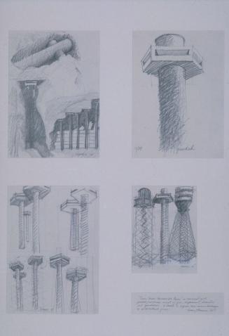 Preliminary Drawings for 'Tower Series:  Inaccessible Places'