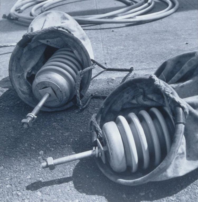 Insulators Ready For Installation, E. Marginal Way S., Seattle