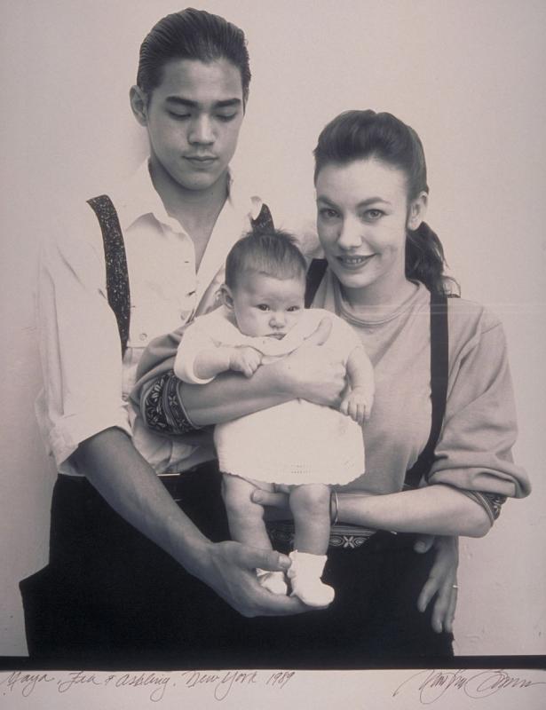 Maya, Zia and Ashling, New York 1989