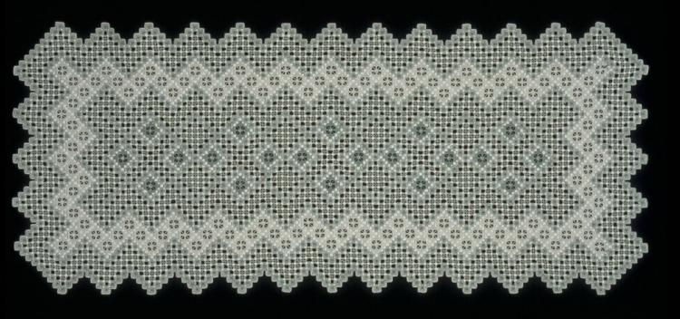 Hardanger Embroidery Table Runner