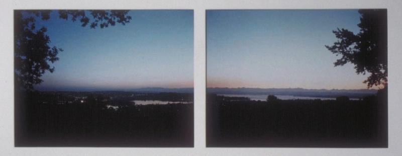 Union Bay And Lake Washington, One Hour before Sunrise