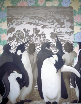 Penguin Nostalgia Painting