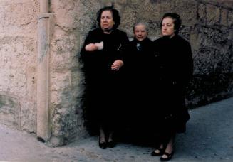 Three Women in Black and A Kleenex