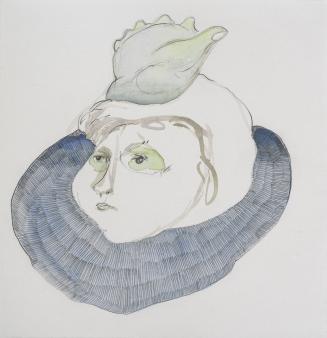 Self-Portrait with Hand Hat