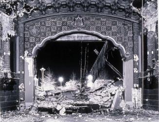 Music Hall Demolition: Proscenium, Jan. 1992 (92-1.19-6b)