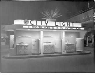 Untitled (City Light display at auditorium, April 4, 1940)