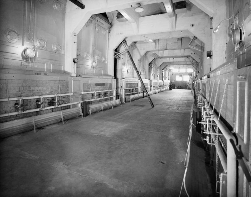 Georgetown Steam Plant, general view looking south, showing boiler room