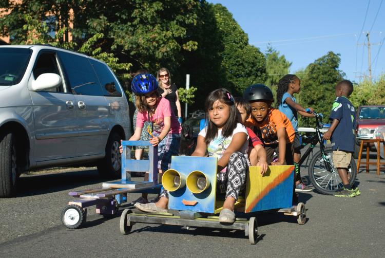 Spruce Street Box Car Race