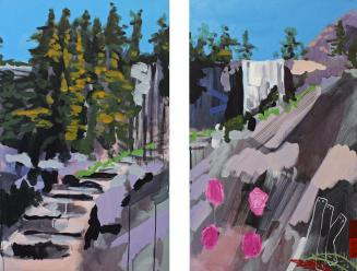 Mist Trail Diptych (I shadow you for hours)